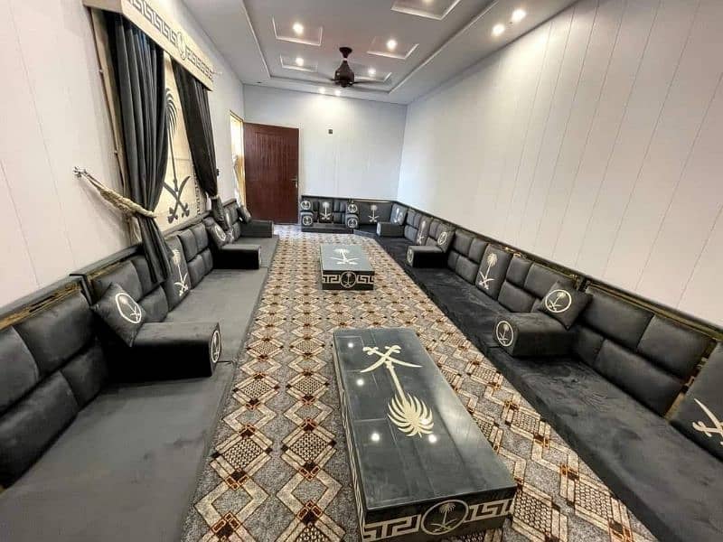 Arabic MajLis Sofa /Arabi Majlis | Saudi Majlis | Hujra Bethak | Sofa. 6