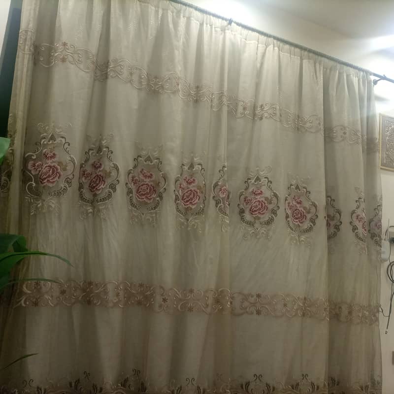 New embroidered 2 large size  curtains 0