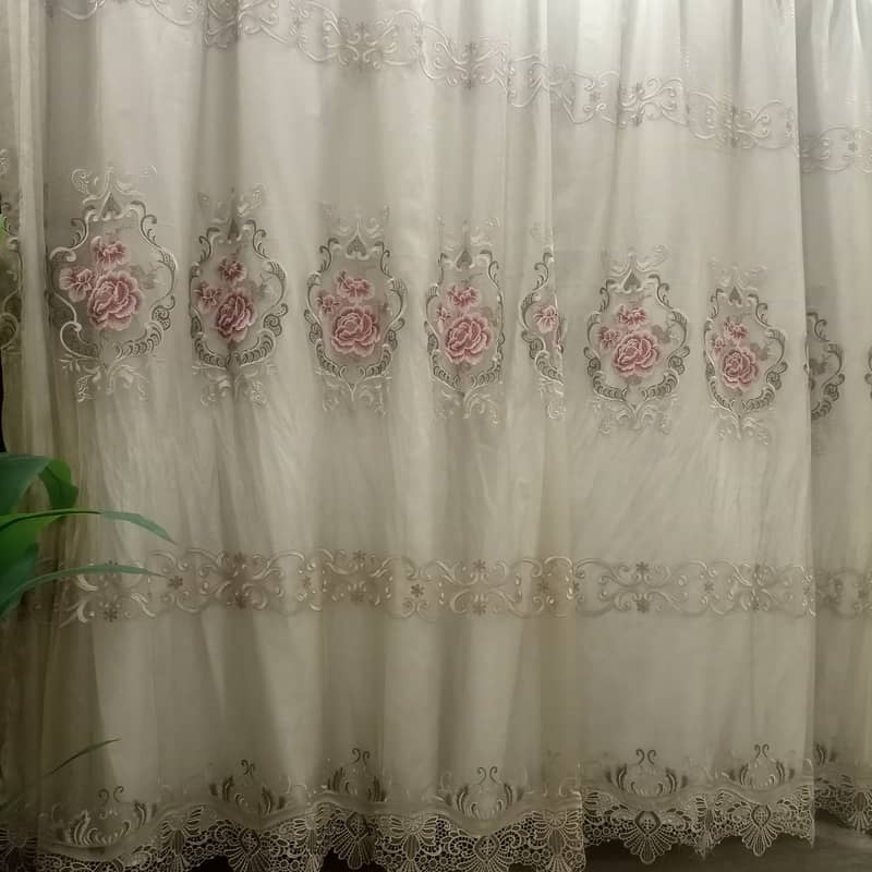 New embroidered 2 large size  curtains 1