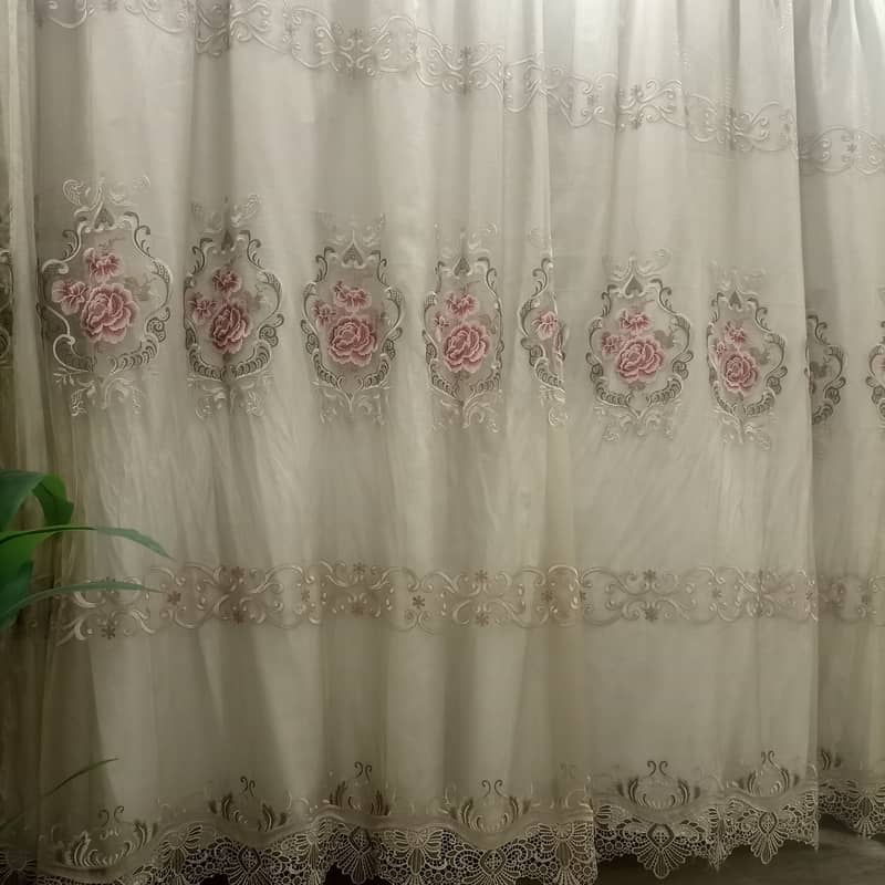 New embroidered 2 large size  curtains 2