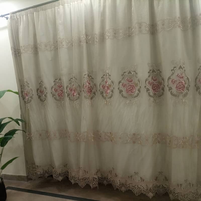 New embroidered 2 large size  curtains 3