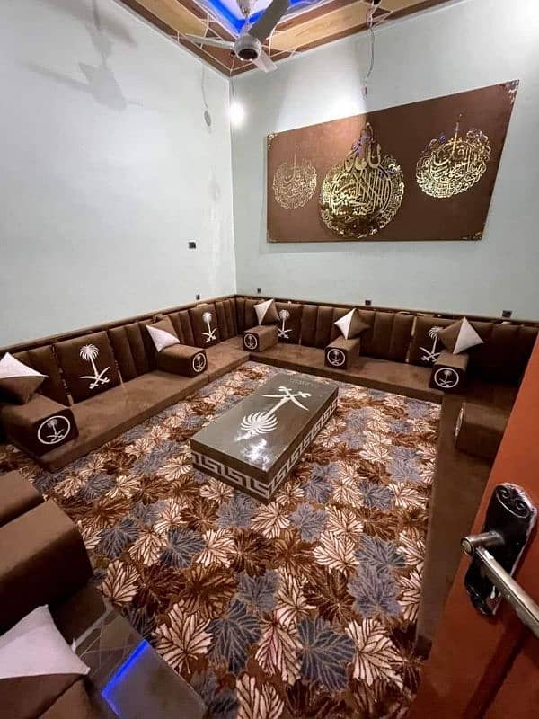 Arabic MajLis Sofa /Arabi Majlis | Saudi Majlis | Hujra Bethak | Sofa. 2