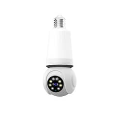 LED8 bulb camera WiFi panoramic night vision with V380 pro app