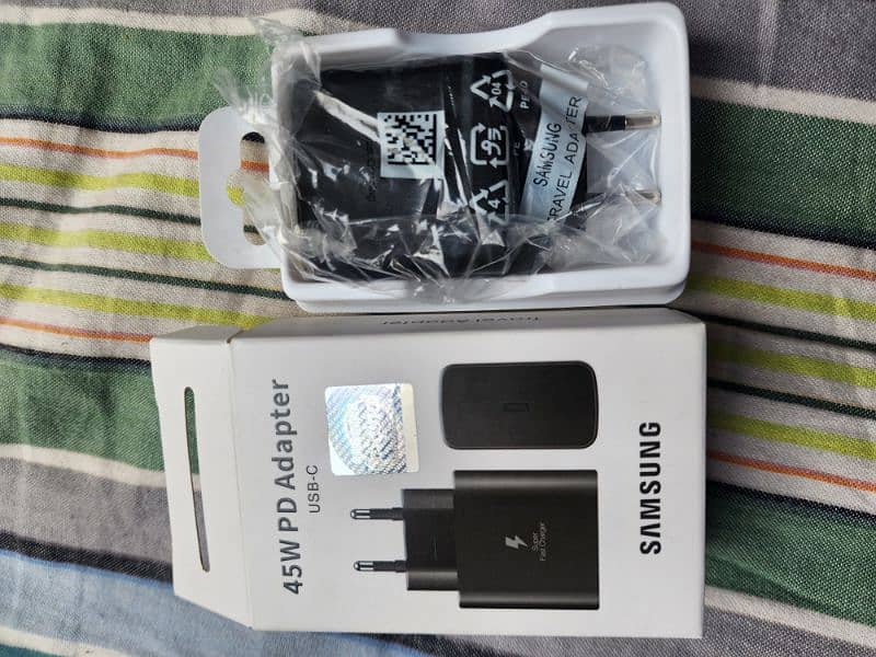 Samsung 45watt Orginal Charger And CtoC Data Cable 6