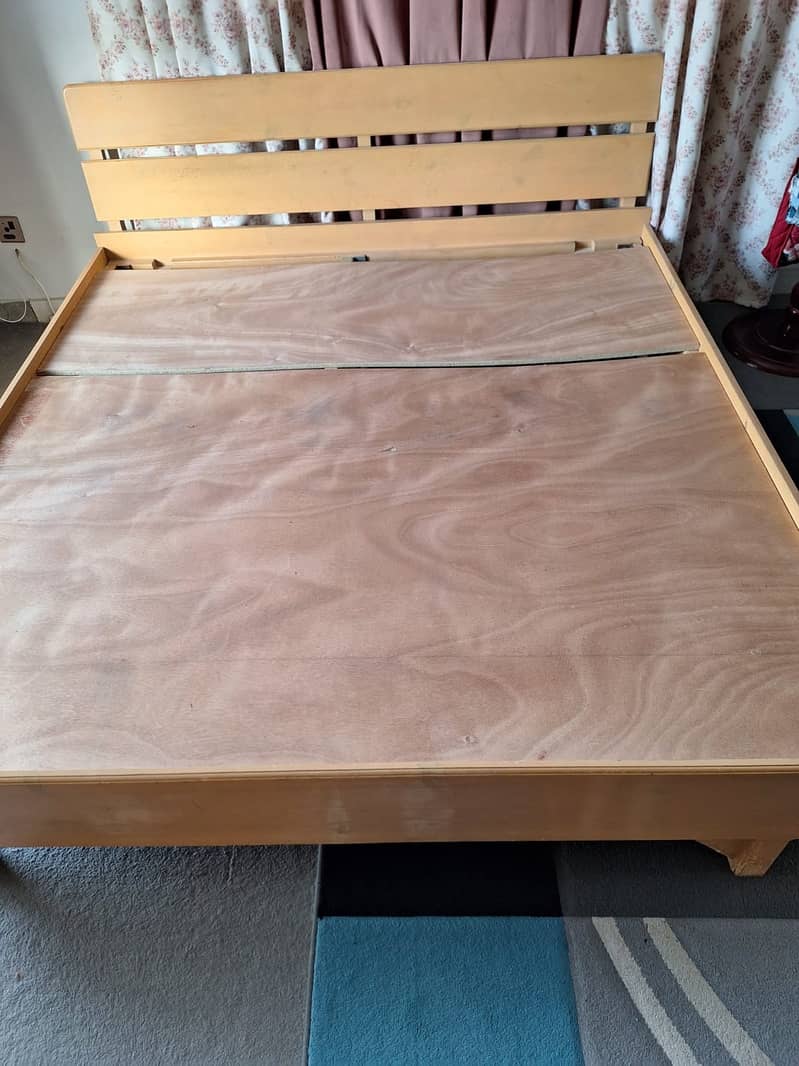 Solid Wood Bed Frame for Sale - Minimalist Design- King size 2