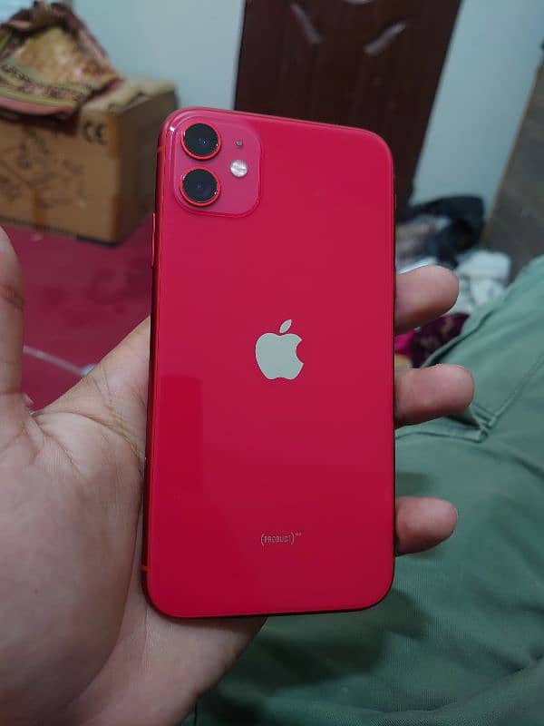 iPhone 11 non PTA jv water pack 64gb red colour 0