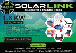 1.6KW to 10KW Hybrid Solar System | Complete Solar Installation