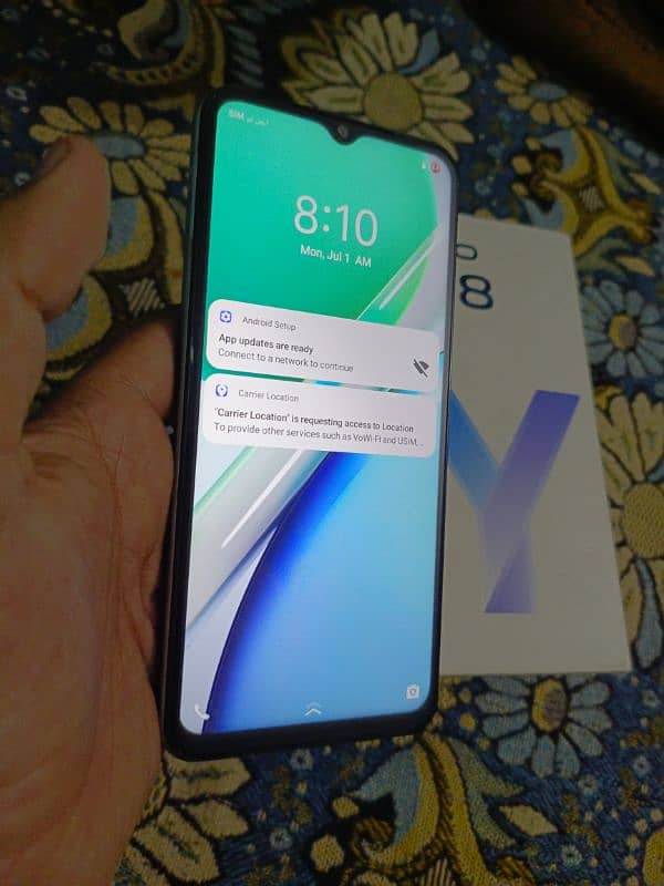 VIVO Y18 6+6/128 ONLY BOX 7 TO 8 MONTH WARUNTY 4