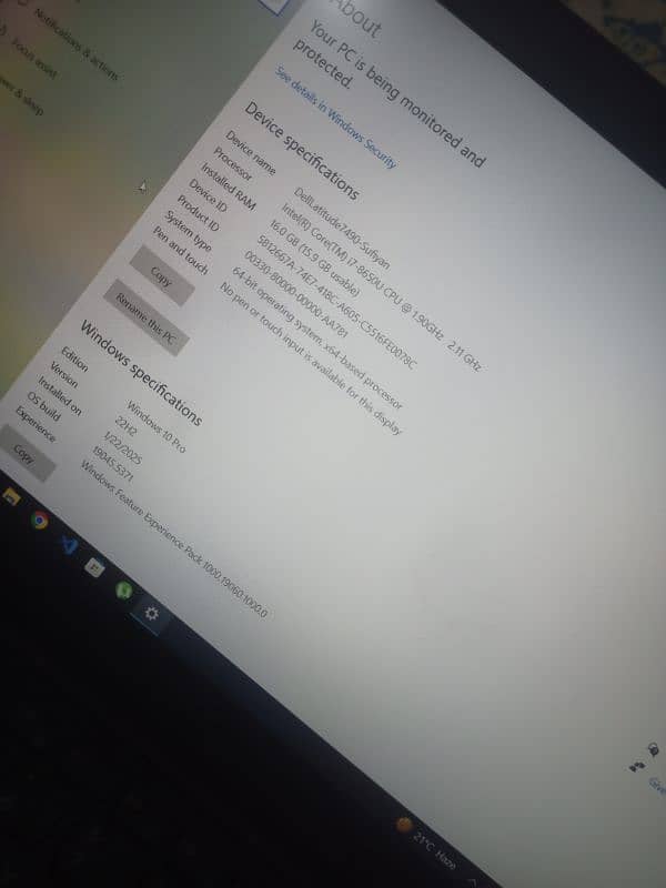 Dell Latitude 7490 ( 16 gb RAM 512 SSD ) for sale 3