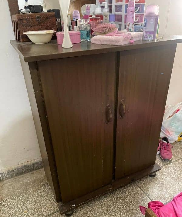 Cabinet and mirror console 1