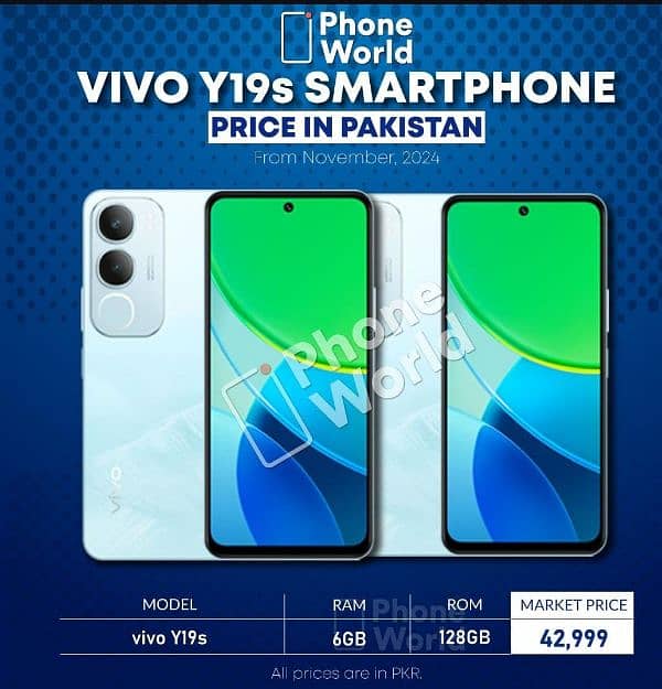 Vivo y19s 6gb128 Box Packed 100% 3