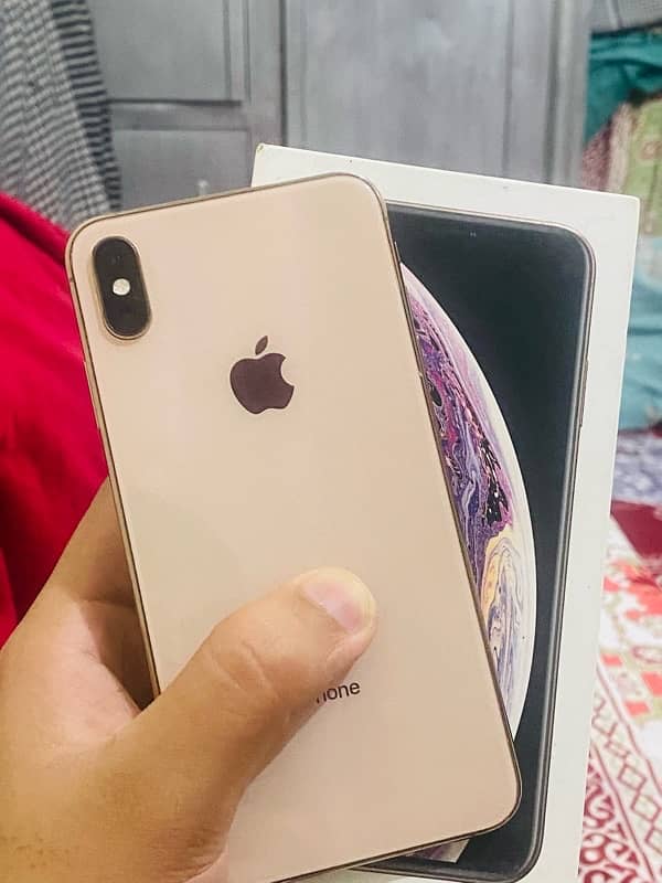 iphone xs max 256 gb pta approved complete box 0