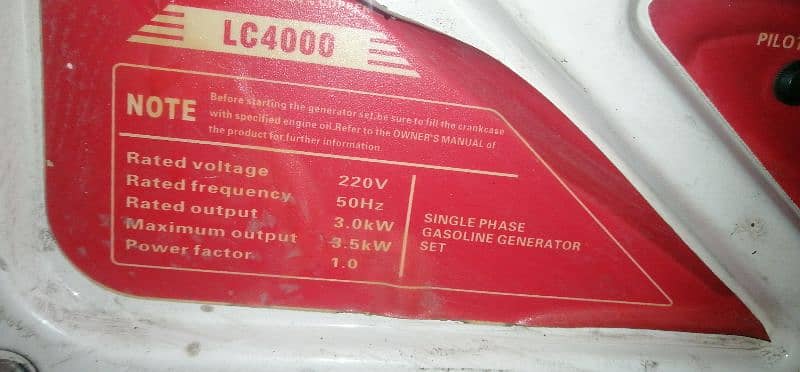 Lancer 3KW Power Generator 2