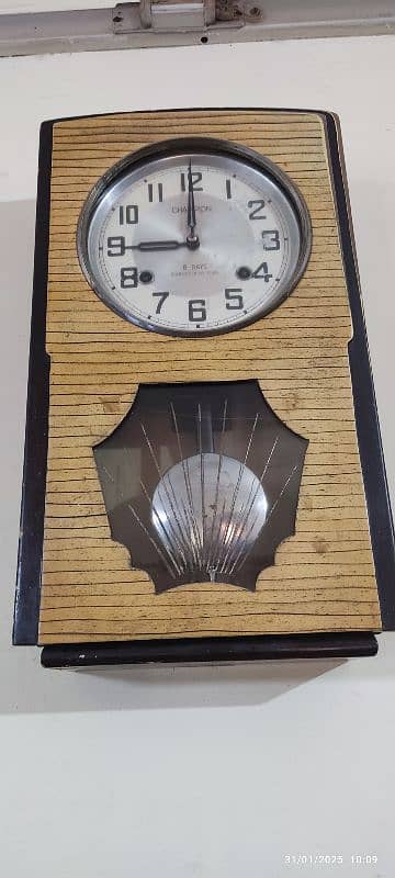 2 in 1 CHAMPION Antique Pendulum wall clock 1