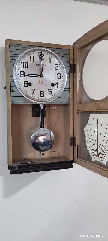 2 in 1 CHAMPION Antique Pendulum wall clock 2