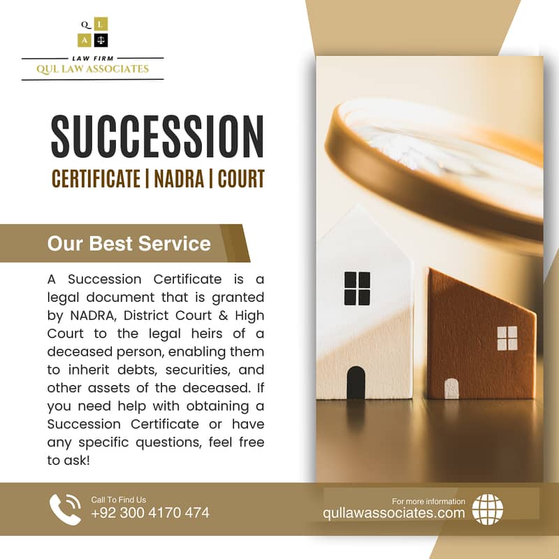 Succession Certificate | NADRA | Court 0