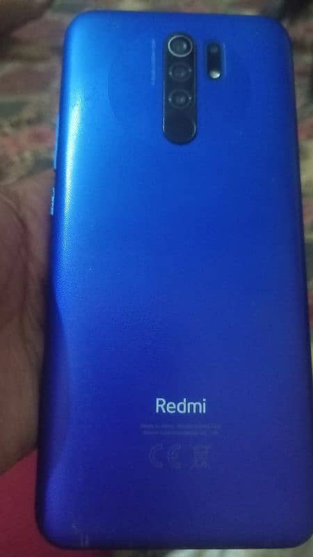 Redmi 9 with box 4+64 owsam battery. 03161258646 3