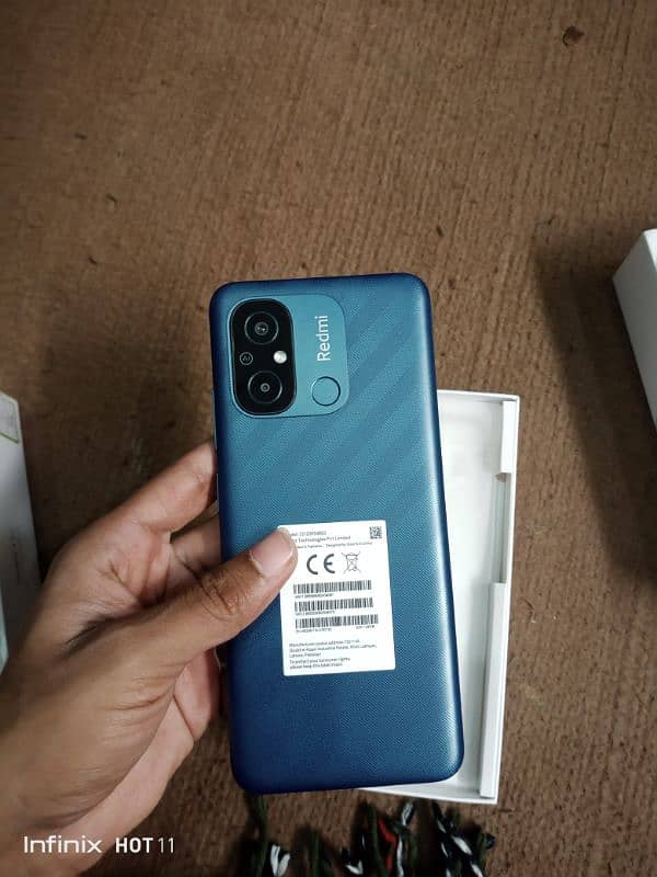 redmi 12c  4 128 just box open 12 month warrenty non active 1