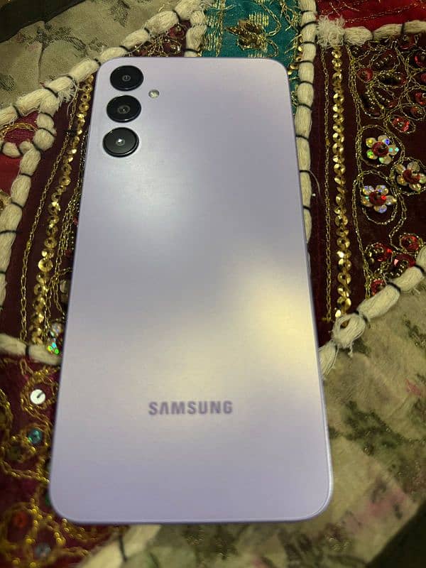 A05s pta approved dual sim Violet with box 1