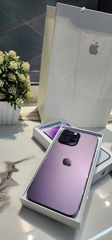 Iphone 14 pro max 256gb Deep Purple Non PTA 0