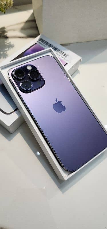 Iphone 14 pro max 256gb Deep Purple Non PTA 1