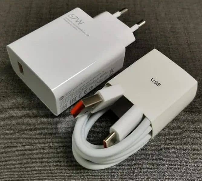 Xiaomi Mi Note 14T 67W/Watt original box plugged charger 11T/13T 5