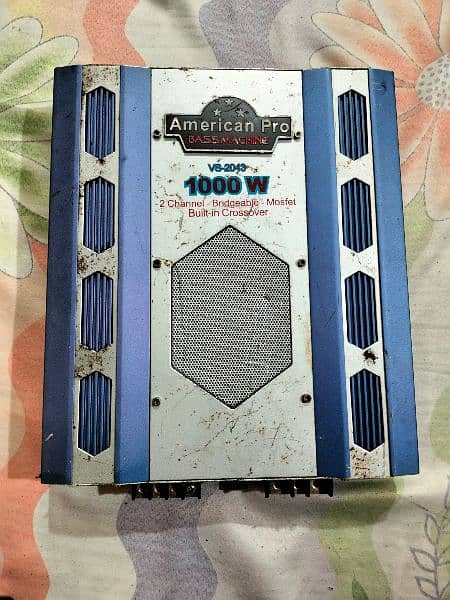 American pro VS-2043 Bass machine  Made in USA  2 channel amplifier 0