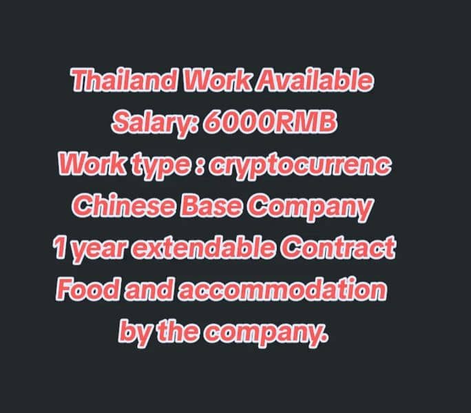 thailand work visa available 0