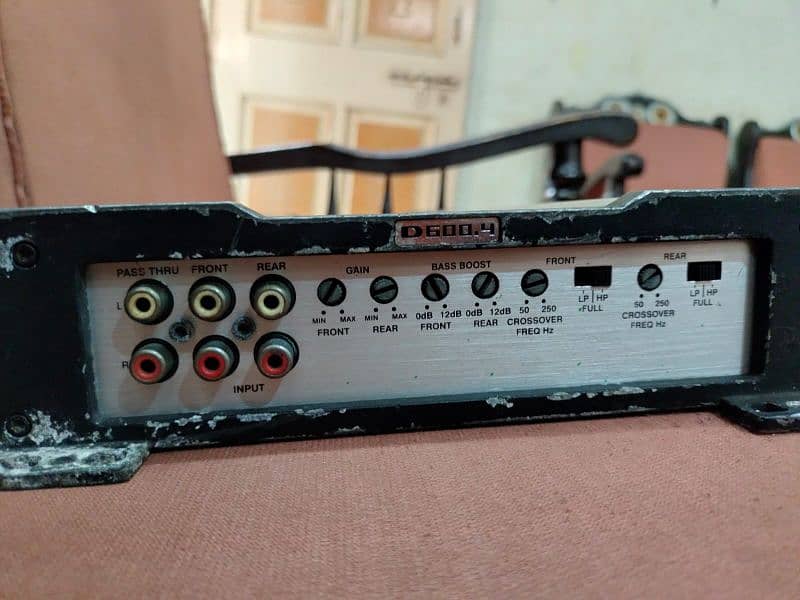 Diamond audio D600.4  made in USA 4 channel amplifier bass boosted 4