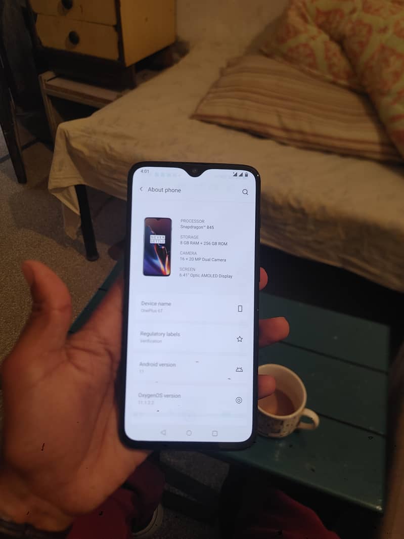 OnePlus 6T 8GB 256 GB 5