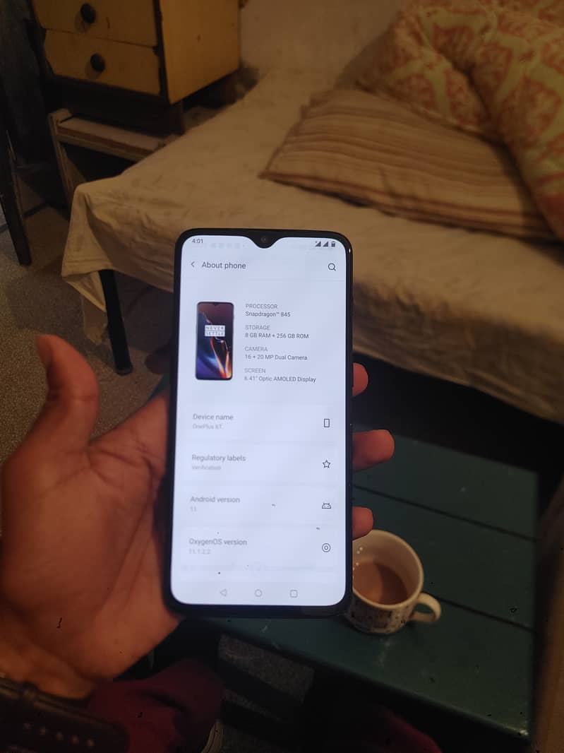 OnePlus 6T 8GB 256 GB 7