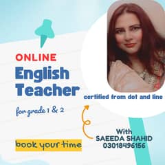 English Teacher (online) Grade 1 to 2