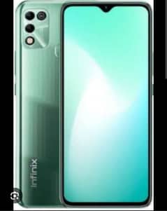 infinix hot 11 play 4/64 with box and back cover