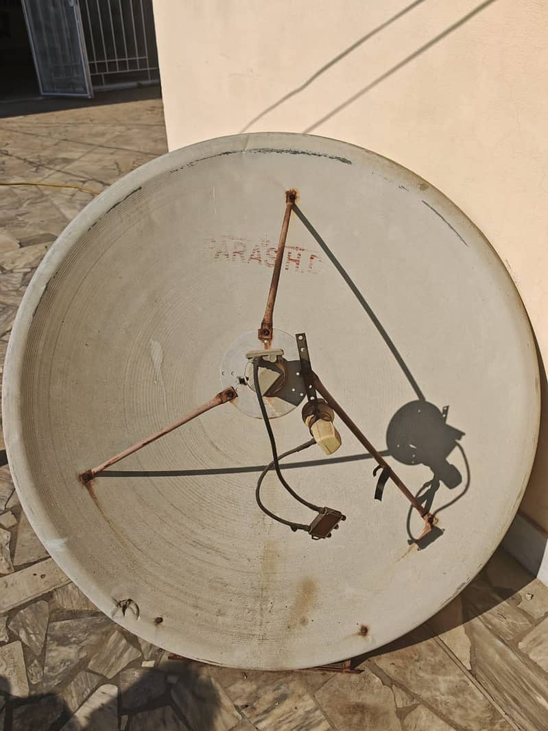 Dish with receiver 1