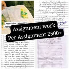 Handwritten Assignment Content Writing And Typing Work Available