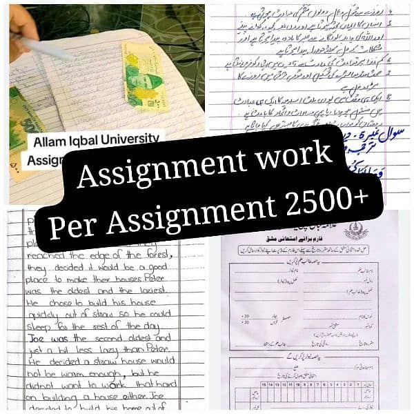 Handwritten Assignment Content Writing And Typing Work Available 0