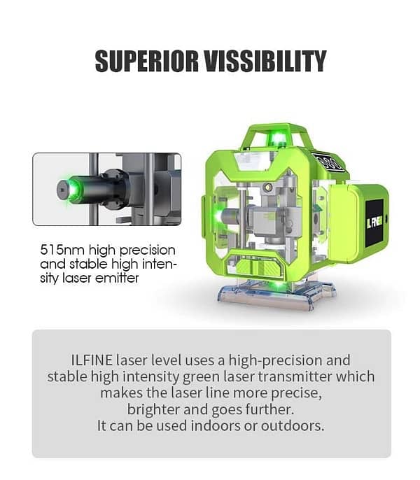 Laser level 4D 16 Lines Auto Leveling 7