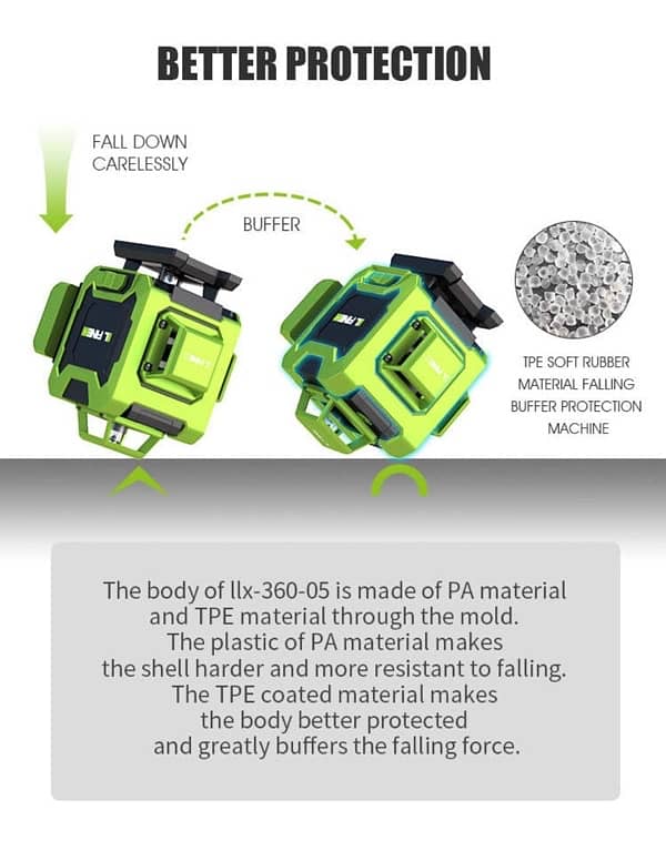 Laser level 4D 16 Lines Auto Leveling 8