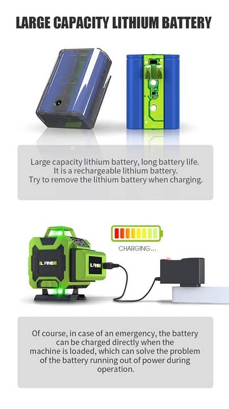 Laser level 4D 16 Lines Auto Leveling 10