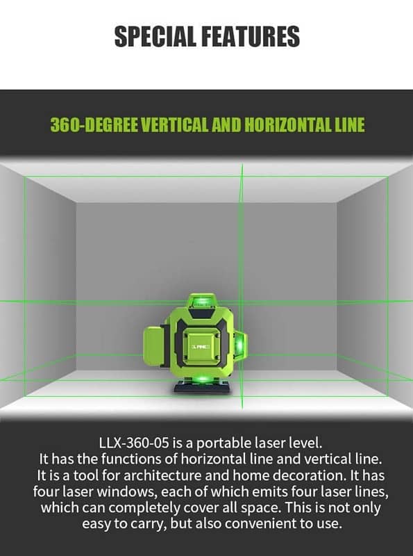 Laser level 4D 16 Lines Auto Leveling 11