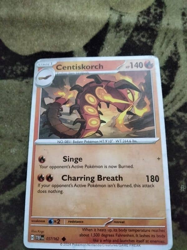 rare card in Pokémon 2