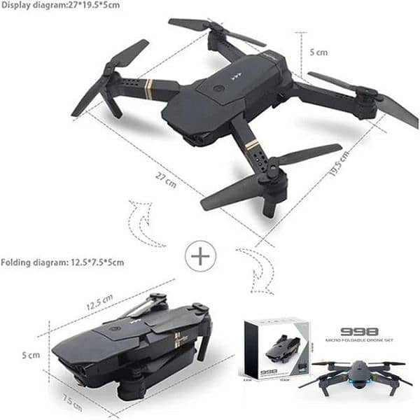 998 Foldable Camera Drone High Quality Camera Drone With Obstacles 2