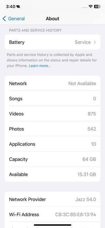 Iphone X Non PtA -------64 GB 3