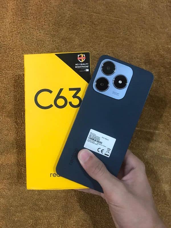 Realme c63 6+6 gb ram 128 gb rom dual sim pta approved 1