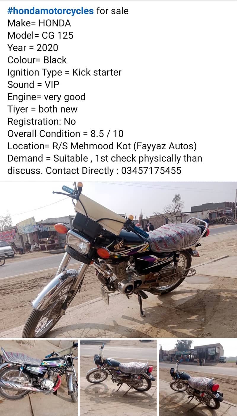 Honda 125 for Sale 0