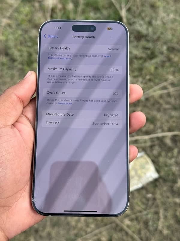 IPHONE 16 PRO MAX FRONT GLASS CRACK 7