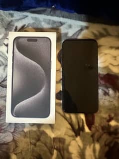 Iphone 15 promax 256 gb Non PTA with box