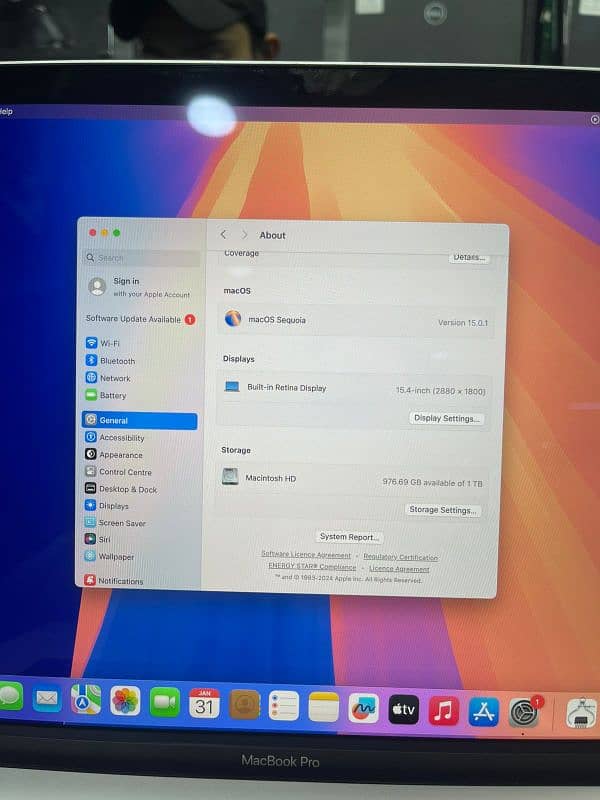 MacBook pro 2019 15" 32/1TB 6