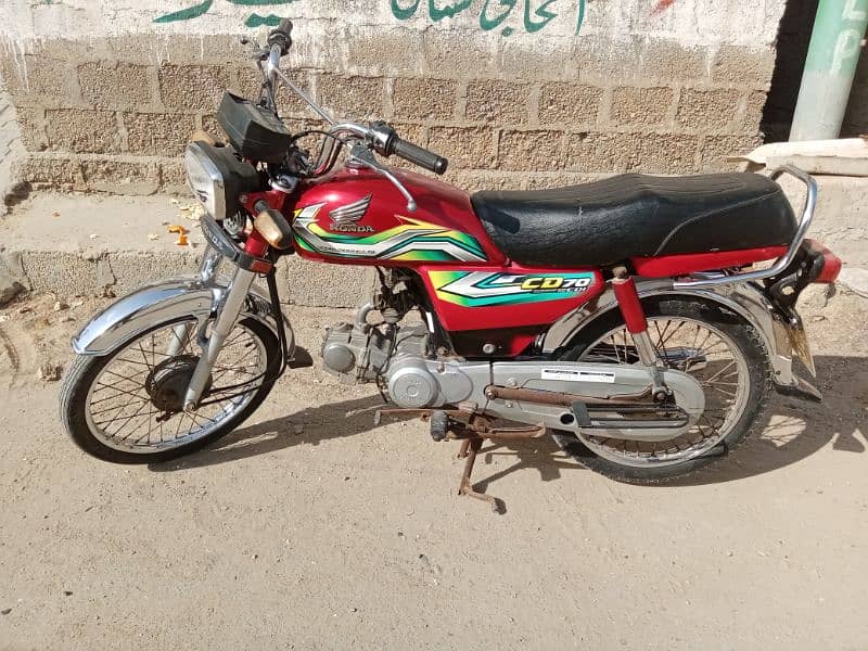 Honda 70cc 2023 model Karachi number 0