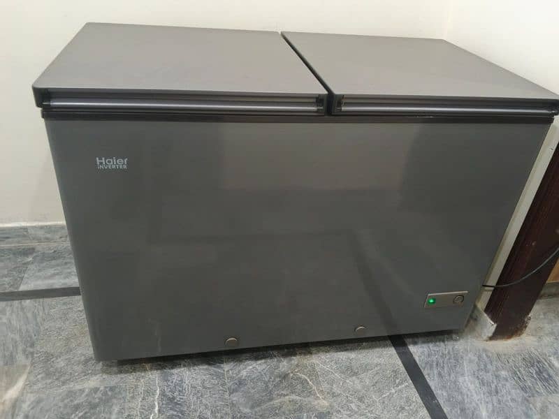 Deep Freezer Haier 385 Inverter 2door grey colourw 7